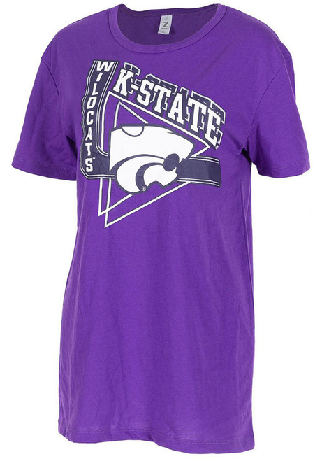 K-State Wildcats Oversized Short Sleeve T-Shirt - Purple