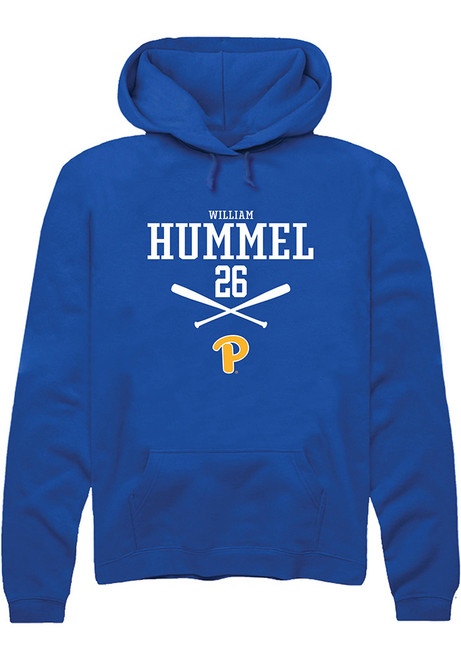 William Hummel Rally Mens Blue Pitt Panthers NIL Sport Icon Hooded Sweatshirt