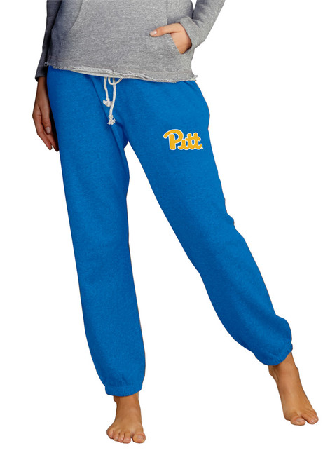 Womens Pitt Panthers Blue Concepts Sport Mainstream Sweatpants