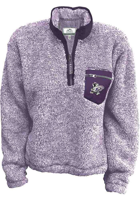 Womens Purple K-State Wildcats Jen Qtr Zip