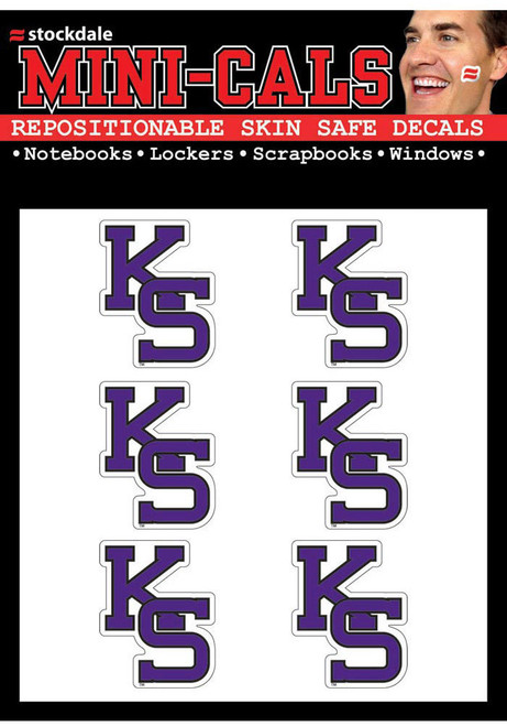 Purple K-State Wildcats 6 Pack KS Tattoo