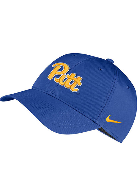 Nike Blue Pitt Panthers Dry Wordmark Adjustable Hat