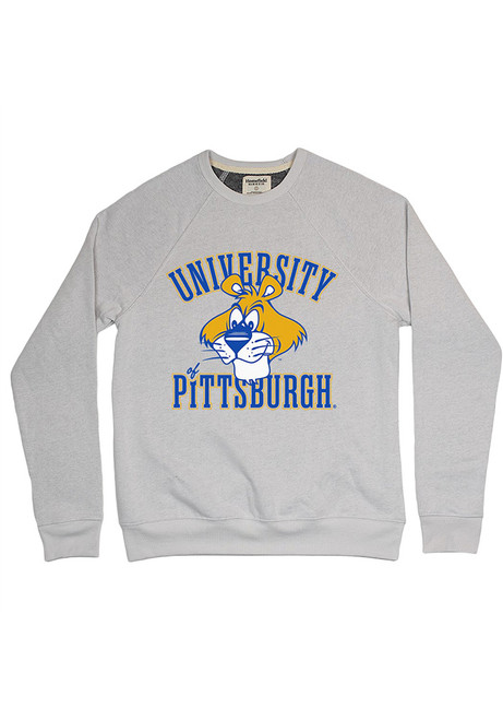 Mens Pitt Panthers Grey Homefield Number 1 Vault Fashion Sweatshirt