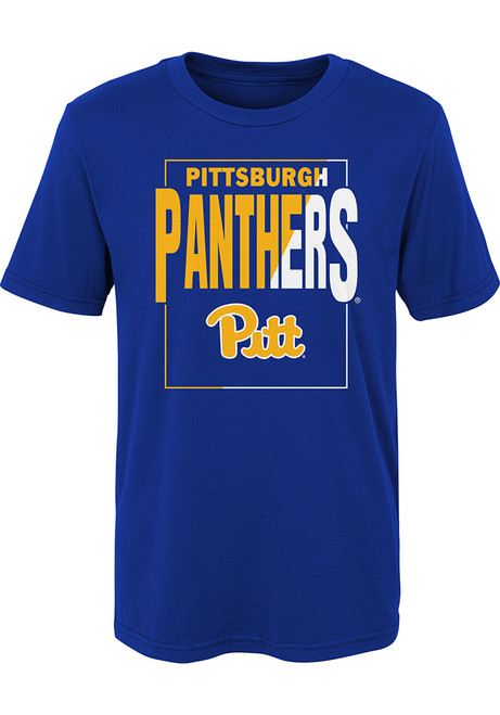 Boys Blue Pitt Panthers Coin Toss Short Sleeve T-Shirt