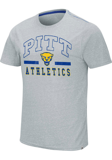 Pitt Panthers Grey Colosseum Ducky Tie Short Sleeve T Shirt