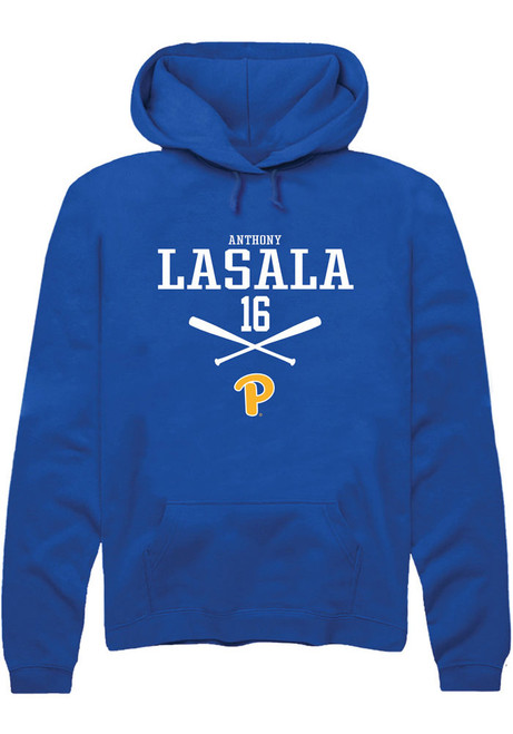 Anthony LaSala Rally Mens Blue Pitt Panthers NIL Sport Icon Hooded Sweatshirt