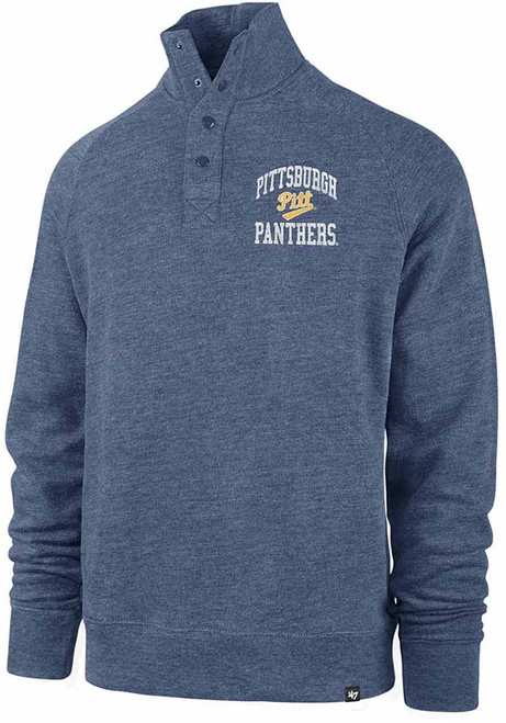 Mens Pitt Panthers Blue 47 Premier Match Qtr Zip Pullover