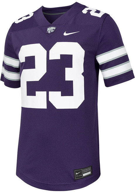 Mens K-State Wildcats Purple Nike Game Replica Football Jersey