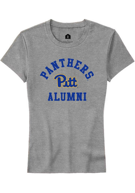 Pitt Panthers Grey Rally Alumni Arch Short Sleeve T-Shirt