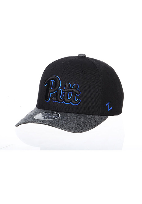 Pitt Panthers Black Hi Nighter Adjustable Hat