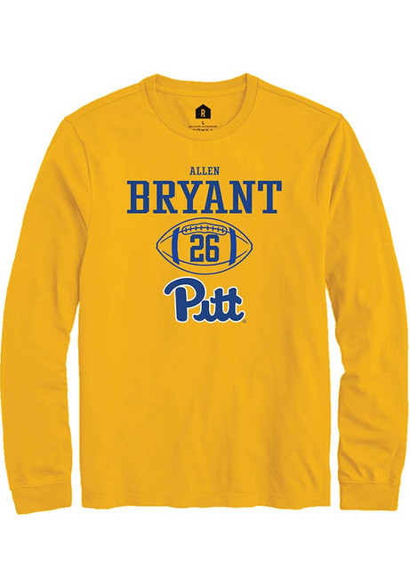 Allen Bryant Rally Mens Gold Pitt Panthers NIL Sport Icon Tee