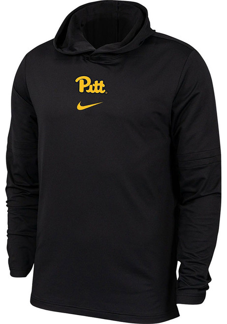 Mens Pitt Panthers Black Nike #Univ of Pittsburg Hooded Sweatshirt