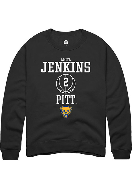 Amiya Jenkins Rally Mens  Pitt Panthers NIL Sport Icon Crew Sweatshirt