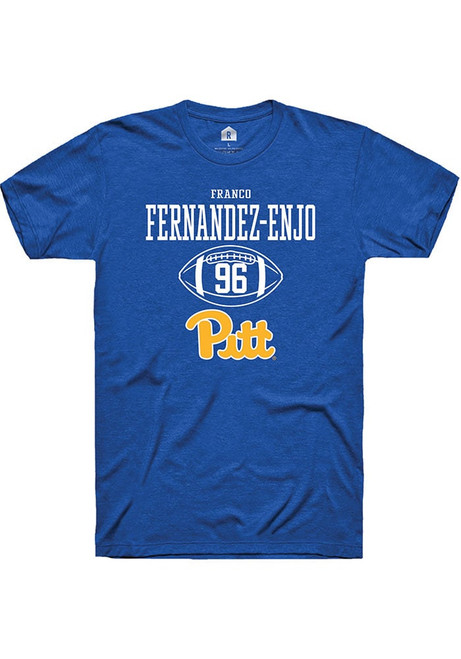 Franco Fernandez-Enjo Blue Pitt Panthers NIL Sport Icon Design Short Sleeve T Shirt