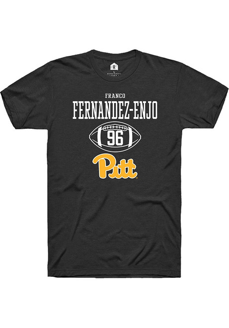 Franco Fernandez-Enjo Black Pitt Panthers NIL Sport Icon Design Short Sleeve T Shirt