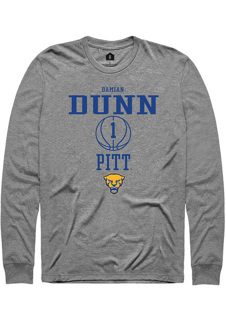 Damian Dunn Rally Mens Graphite Pitt Panthers NIL Sport Icon Tee