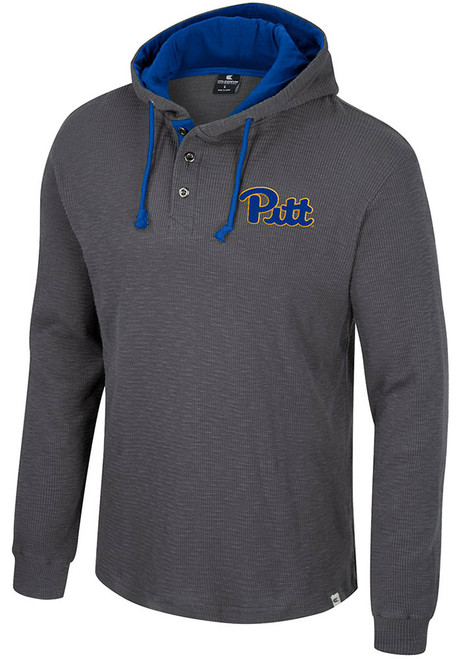 Mens Pitt Panthers Blue Colosseum #Univ of Pittsburg Design Hooded Sweatshirt