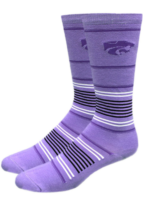 Alumnus K-State Wildcats Mens Dress Socks - Purple