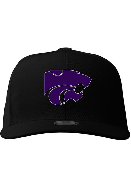 Black K-State Wildcats Black Noggin Boss Mascot Head