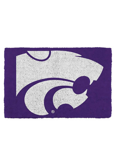 Purple K-State Wildcats Wildcat Door Mat