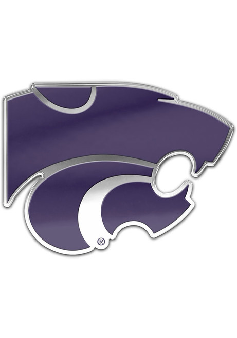 K-State Wildcats Purple  Auto Badge Car Emblem