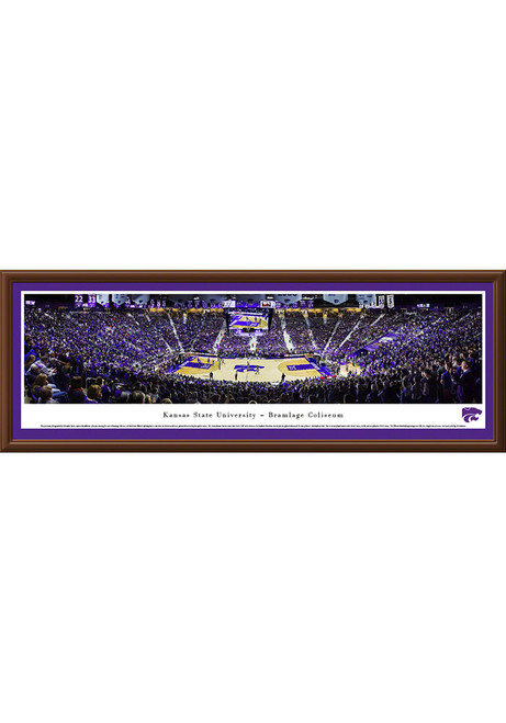 Purple K-State Wildcats Basketball Select Framed Posters