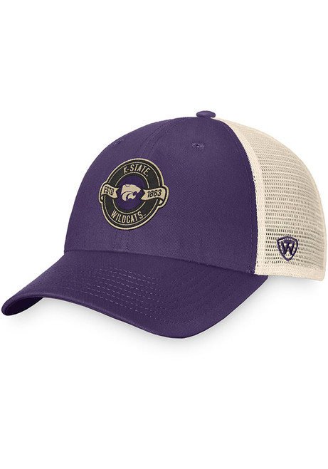 Top of the World Purple K-State Wildcats Lineage Meshback Adjustable Hat