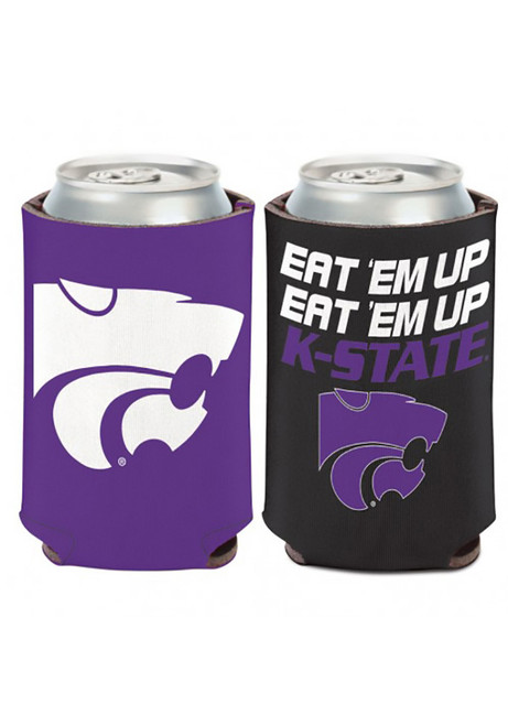 Purple K-State Wildcats 12oz Slogan Coolie