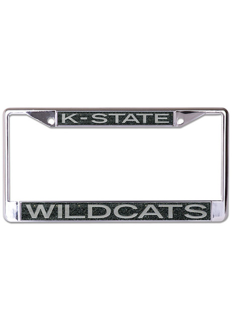 K-State Wildcats Purple  Metallic Glitter License Frame