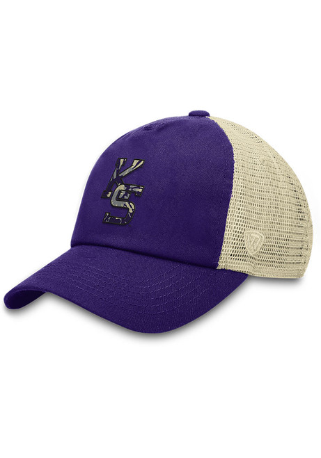 K-State Wildcats Top of the World Mysti Meshback Womens Adjustable Hat - Purple