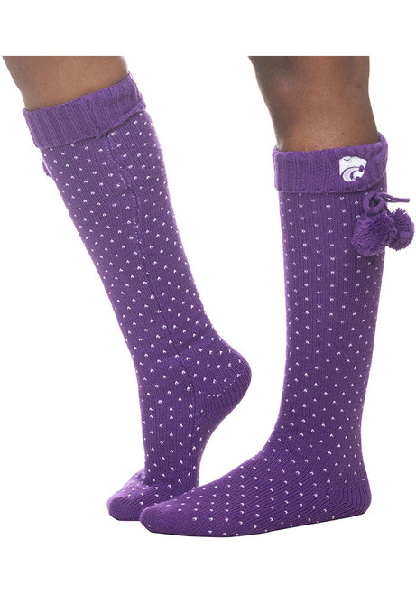Logo K-State Wildcats Womens Knee Socks