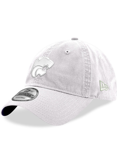 New Era White K-State Wildcats Purple UV Tonal Core Classic 9TWENTY Adjustable Hat