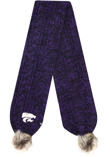 K-State Wildcats 47 Color Meeko Womens Scarf - Black