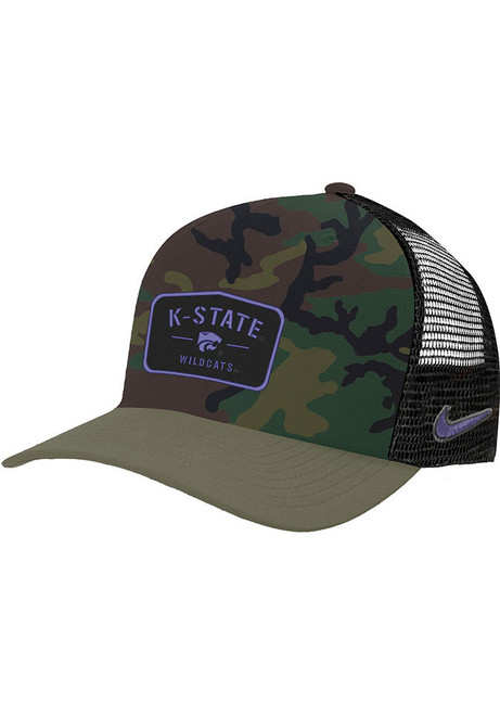 Nike Green K-State Wildcats C99 Trucker Adjustable Hat