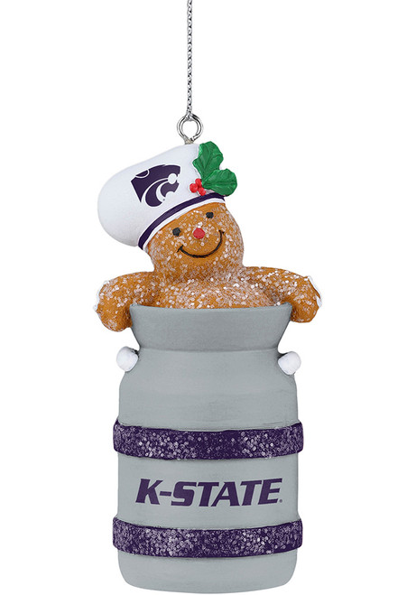 Purple K-State Wildcats Milk Jug Ornament