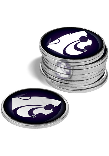 Purple K-State Wildcats 12 Pack Golf Ball Marker