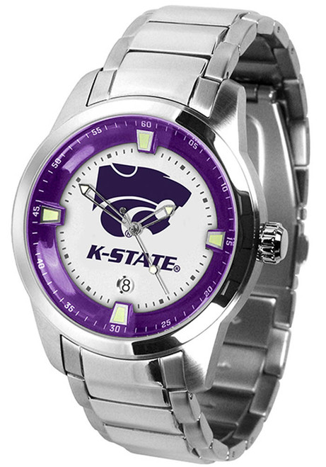 Titan Stainless Steel K-State Wildcats Mens Watch