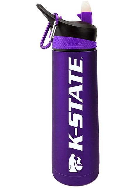 Purple K-State Wildcats 24oz Stainless Steel Water Bottle