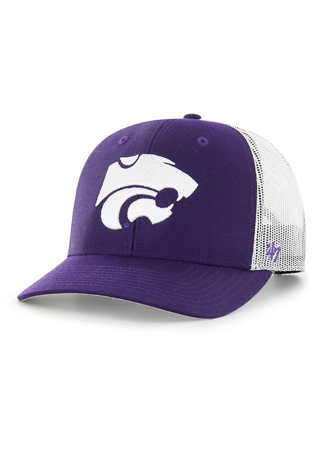 47 Purple K-State Wildcats Trucker Adjustable Hat