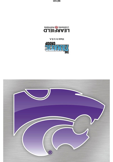 Purple K-State Wildcats Note Card Pack Card