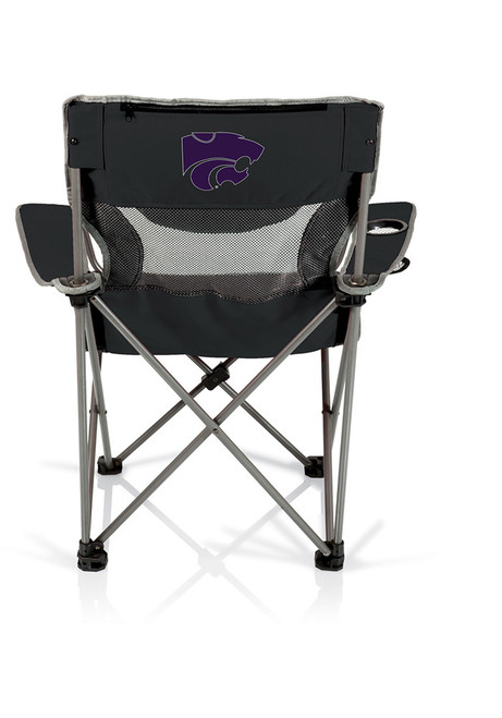 Black K-State Wildcats Campsite Deluxe Chair