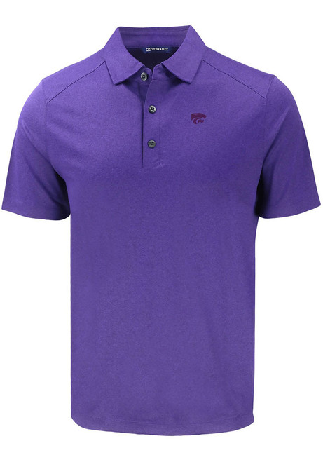 K-State Wildcats Purple Cutter and Buck Forge Big and Tall Polo