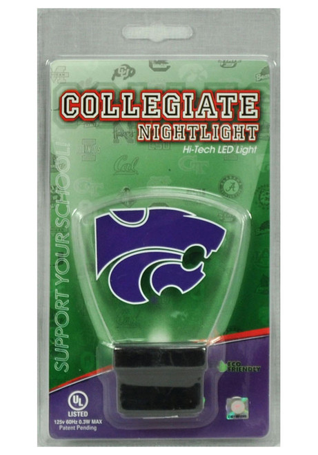 White K-State Wildcats LED Illuminated Night Light