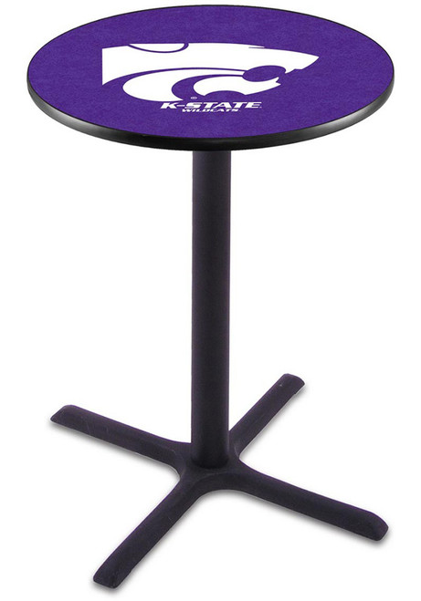 Black K-State Wildcats L211 42 Inch Pub Table