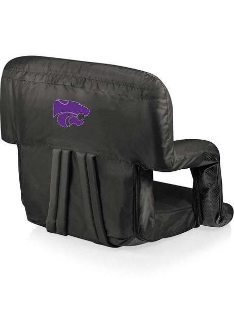 Black K-State Wildcats Ventura Reclining Stadium Seat