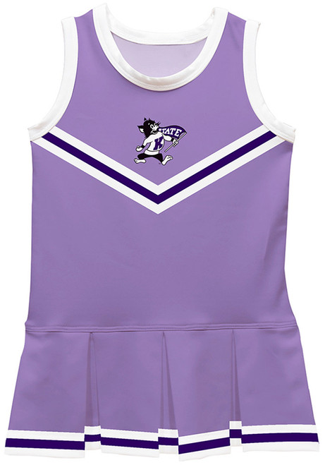 Baby K-State Wildcats Lavender Vive La Fete Britney Dress Cheer Set