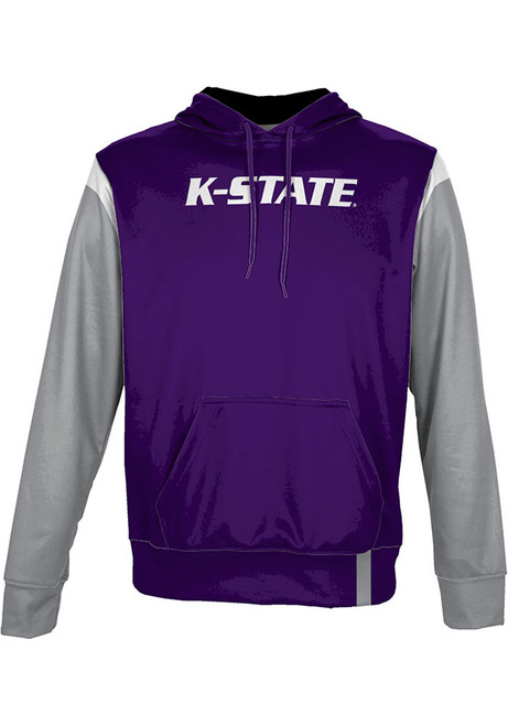 Youth K-State Wildcats Purple ProSphere Tailgate Long Sleeve Hooded Sweatshirt