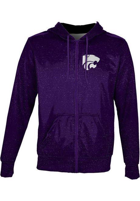 Youth K-State Wildcats Purple ProSphere Heather Light Weight Jacket