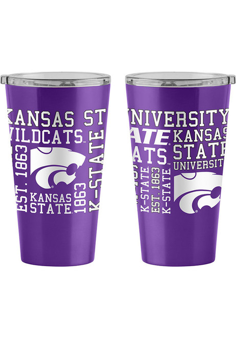 Purple K-State Wildcats 16oz Spirit Ultra Stainless Steel Tumbler