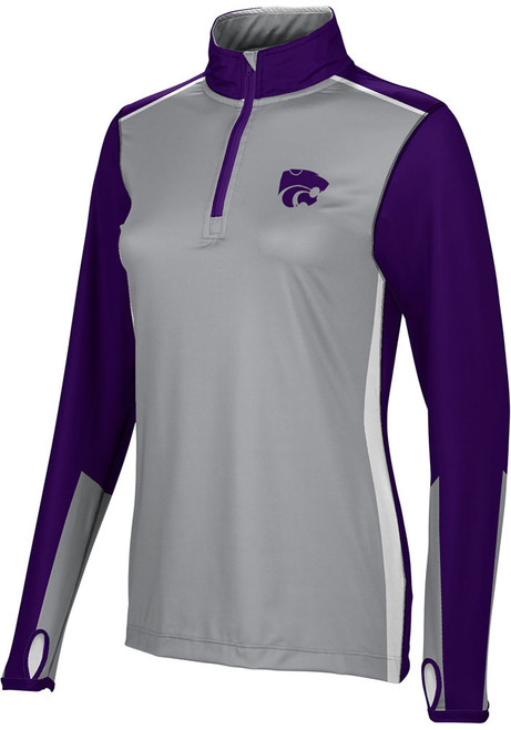 Womens K-State Wildcats Purple ProSphere Counter 1/4 Zip Pullover
